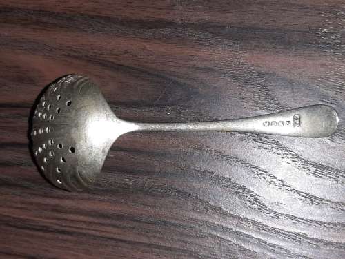 Beautiful Vintage Sugar Sifter Spoon - EPNS