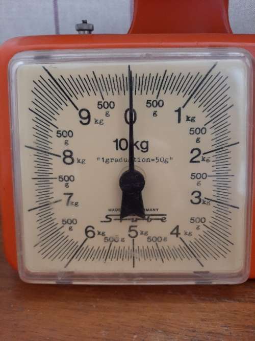 Vintage Metal Stube 10kg Scale - Made in Germany