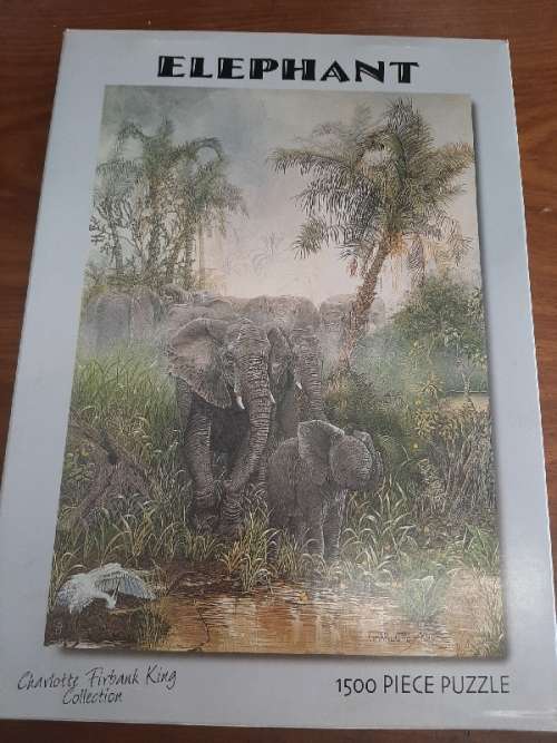 1500 Piece Puzzle - Elephant