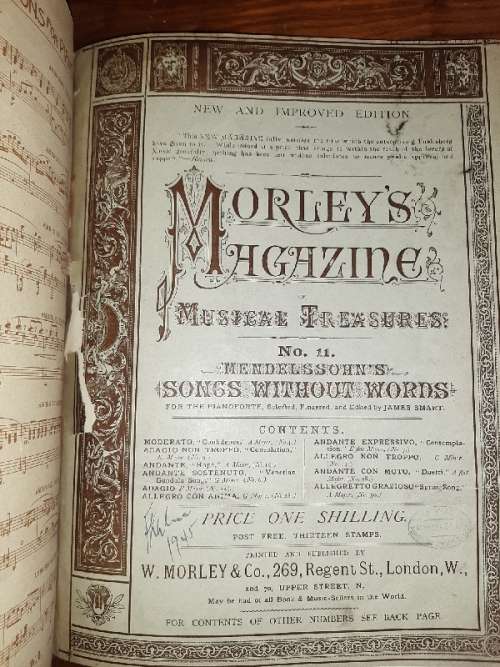 Vintage Sheet Music Album - Great find!