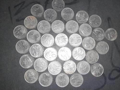 36 x 10c coins