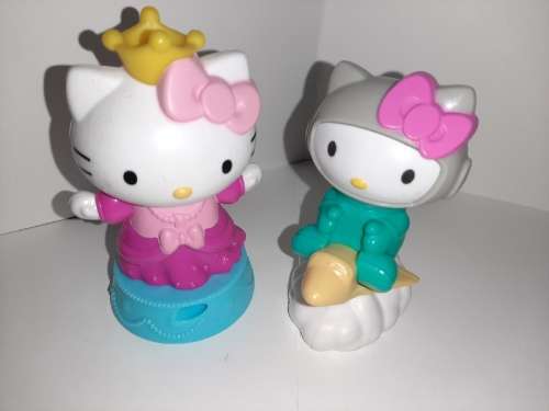2 x McDonalds Hello Kitty Figures