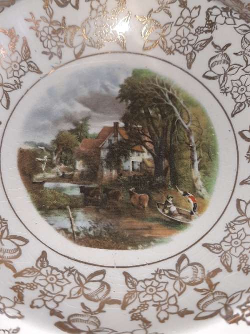 Genuine Lord Nelson Ware - Constable Valley Farm - Small Dish - Diameter 17cm