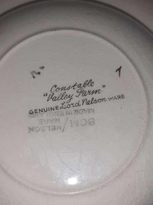 Genuine Lord Nelson Ware - Constable Valley Farm - Small Dish - Diameter 17cm