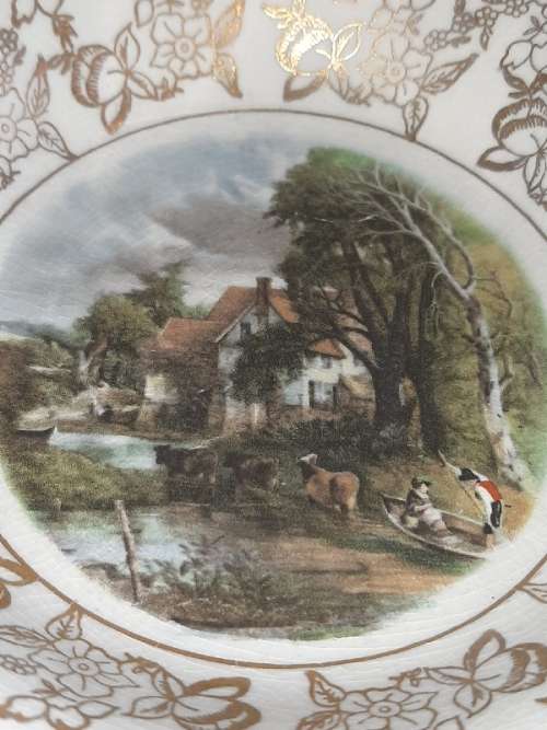 Genuine Lord Nelson Ware - Constable Valley Farm - Small Dish - Diameter 14cm