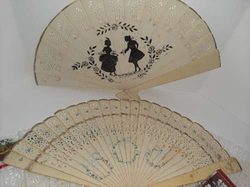 7 x Chinese Hand Fans - Oriental Fans