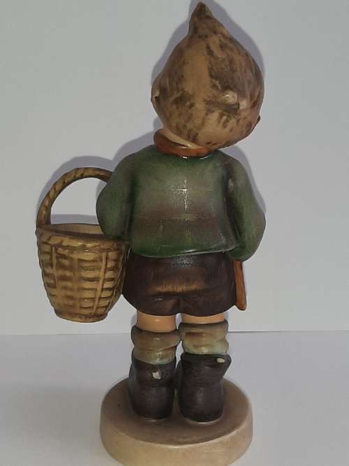 Beautiful Vintage Figurine of Boy with basket - Germany