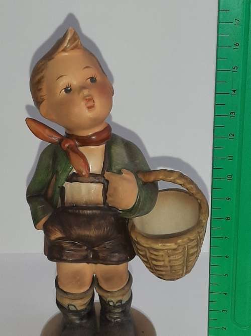 Beautiful Vintage Figurine of Boy with basket - Germany