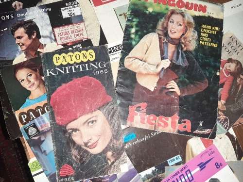 48 x Vintage Knitting Patterns and Booklets