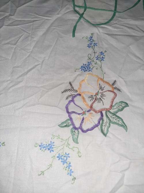 Beautiful Vintage Embroidered Apron