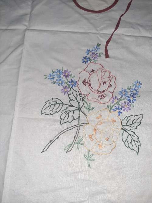 Beautiful Vintage Embroidered Apron