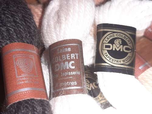 Lot of Colbert DMC Tapestry 100% Wool - See pictures