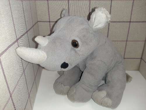 Animal Planet Stuffed Animal - Rhino - Soft Toy
