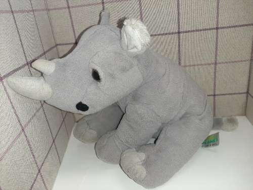 Animal Planet Stuffed Animal - Rhino - Soft Toy