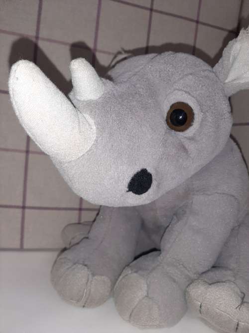 Animal Planet Stuffed Animal - Rhino - Soft Toy
