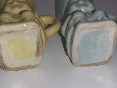 2 x Vintage Miniature Lucia Ware Toby Jugs