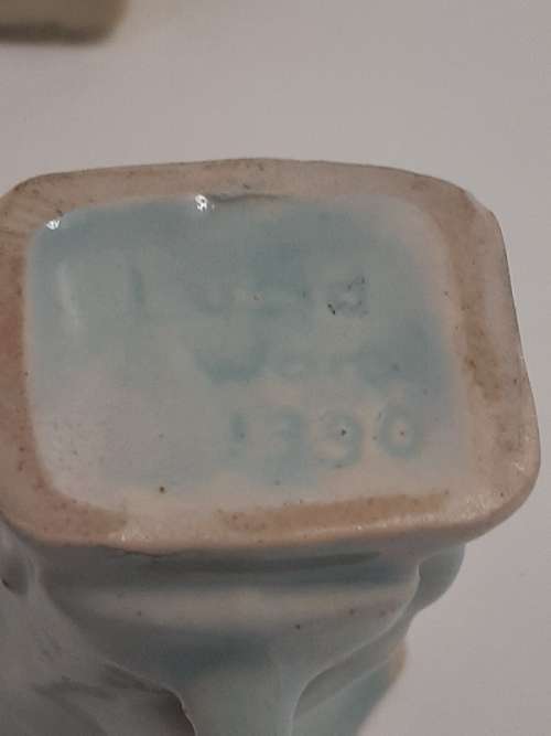 2 x Vintage Miniature Lucia Ware Toby Jugs