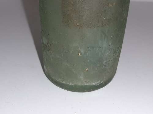 Vintage A.E. Bradley Marble Bottle - Kimberley