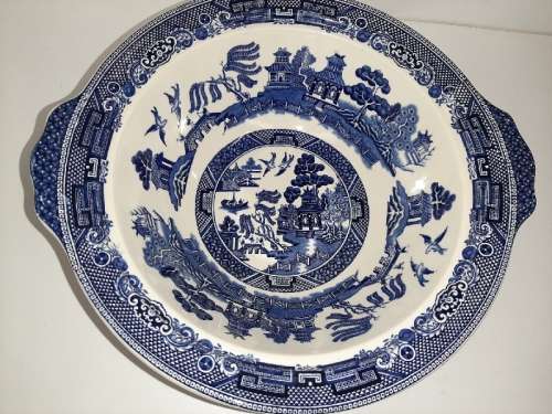 Beautiful Willow Johnson Bros England Serving Bowl / Dish - No Lid