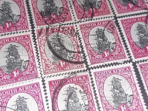 60 x SA 1d Stamps