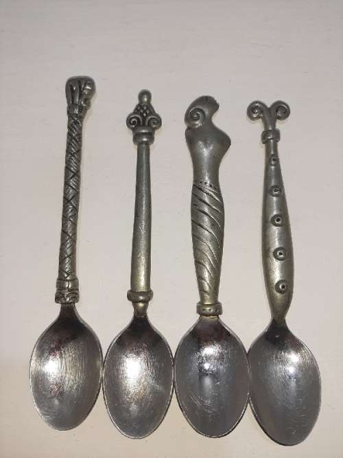 4 x Carrol Boyes Functional Art Teaspoons