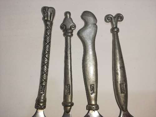4 x Carrol Boyes Functional Art Teaspoons