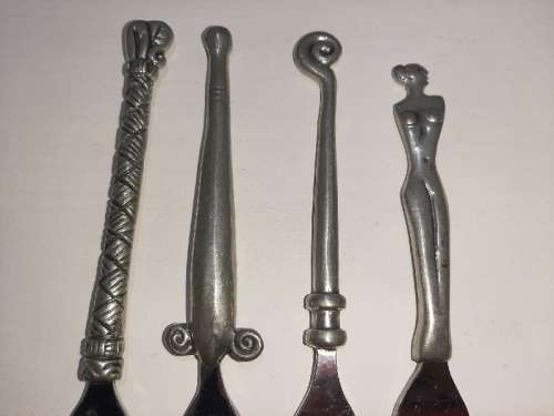 4 x Carrol Boyes Functional Art Cake Forks