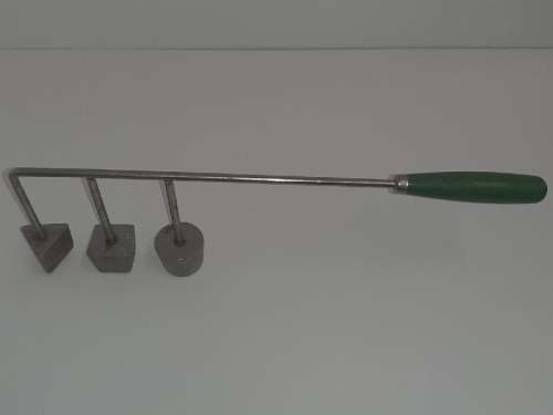Vintage Snackle with Green Wooden Handle