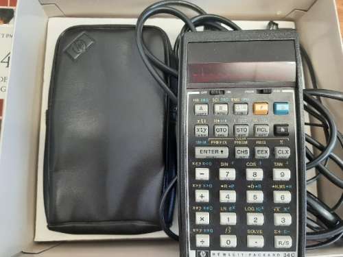 Vintage HP-34C LED Calculator - Hewlett-Packard