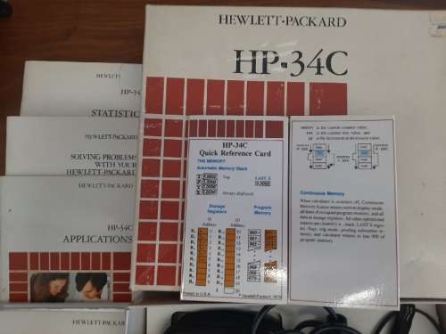 Vintage HP-34C LED Calculator - Hewlett-Packard