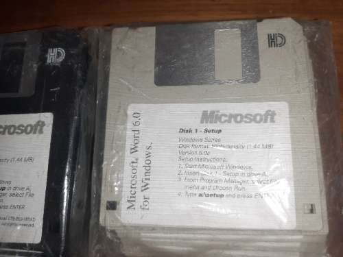 Vintage Microsoft Floppy Disks - 22 Disks