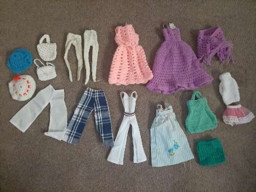Barbie Doll Clothing Items - Mostly homemade