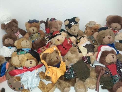 17 x Collectible Teddies - The Teddy Bear Collection