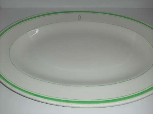 Large Oval Serving Plate - Grindley - Hercules Vitrified - England