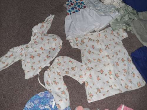 Large Lot of Vintage Doll Clothes - Various sizes - See pictures