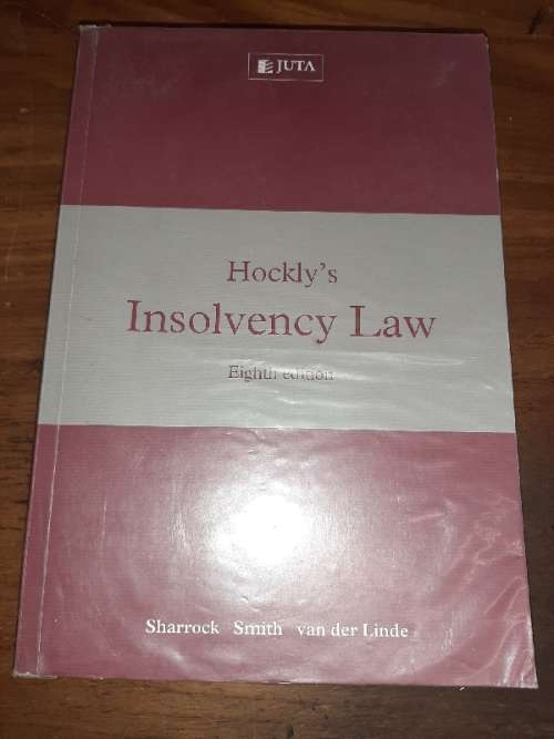 Hockly's Insolvency Law - Eighth Edition
