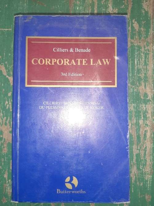 Cilliers & Benade - Corporate Law - 3rd Edition