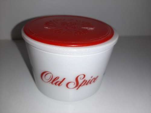 Vintage Old Spice lidded shaving mug