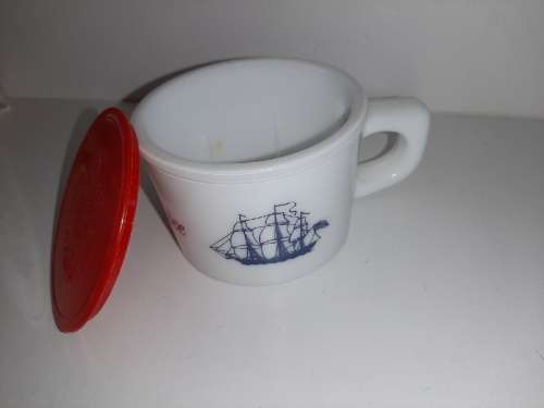 Vintage Old Spice lidded shaving mug