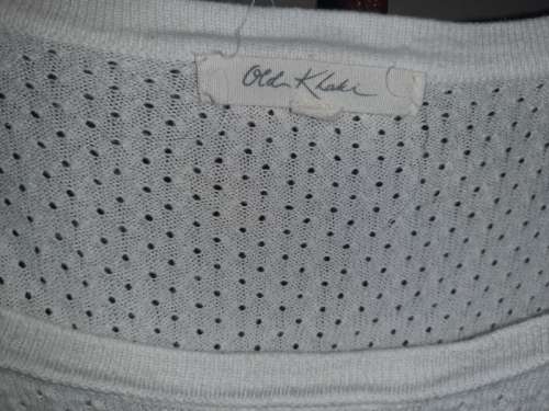 Beautiful White Old Khaki Top - Size XL
