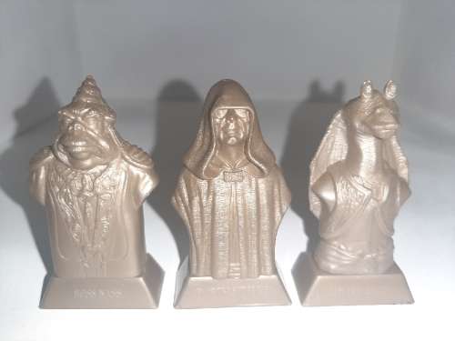3 x Original Star Wars Episode 1 Kellogg's Cereal Collectibles