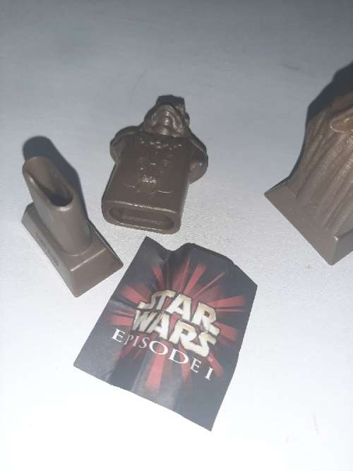 3 x Original Star Wars Episode 1 Kellogg's Cereal Collectibles