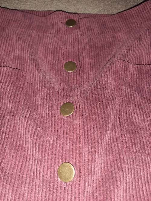 Maroon Corduroy skirt - Age 11-12