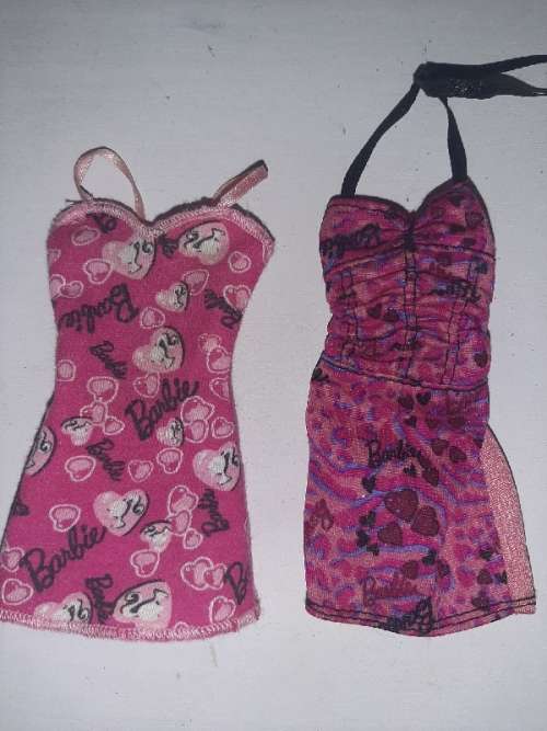 2 x Barbie Doll Dresses