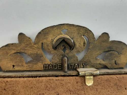 Beautiful vintage brass ornate picture frame - Made in Italy