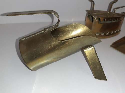 3 x Beautiful Brass items including Iron - see pictures