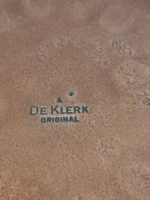 Large Antique De Klerk Original Copper Bed Warmer