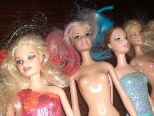 5 x Mattel Barbie Dolls