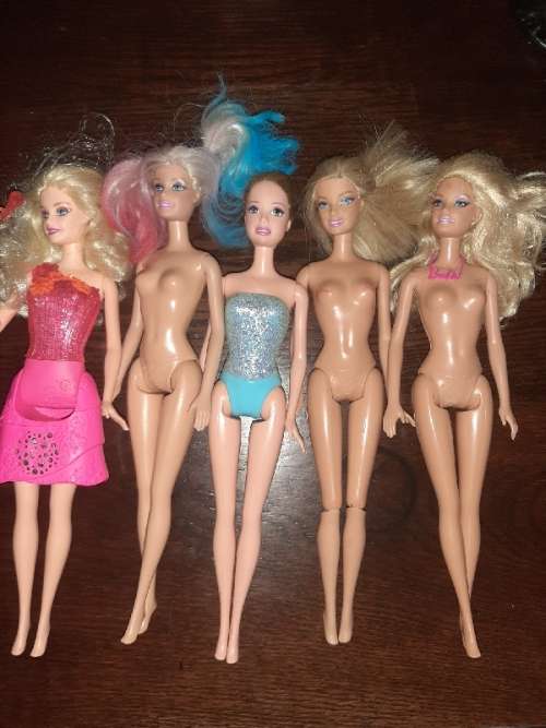 5 x Mattel Barbie Dolls