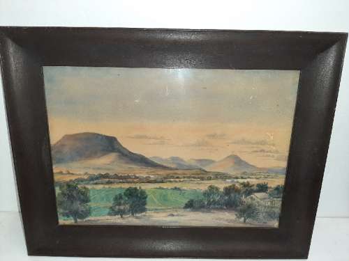 Vintage Painting - F.J. McMillan - Oct 1928